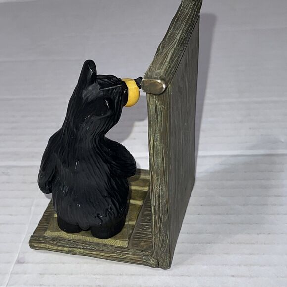 Big Sky Carvers BEARFOOTS "Jenny" Bear Collection Jeff Fleming Bear in a Mirror - Picture 3 of 4